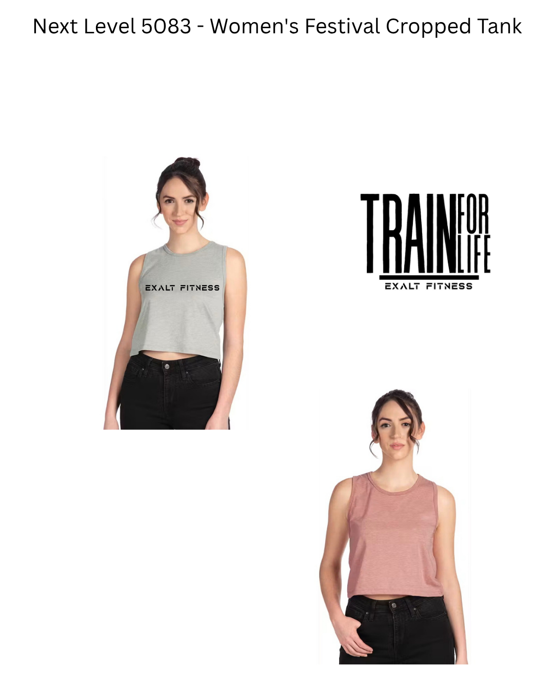Next Level 5083 - Women's Festival Cropped Tank