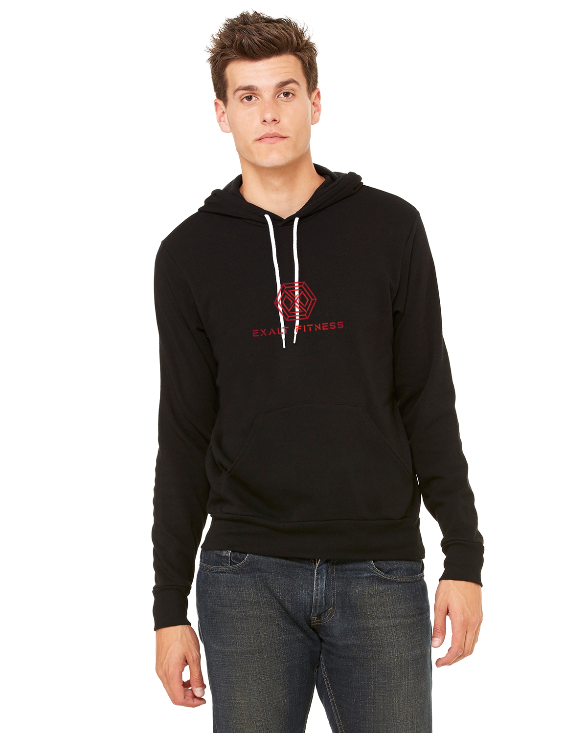 Unisex Sponge Fleece Pullover Hooded Sweatshirt