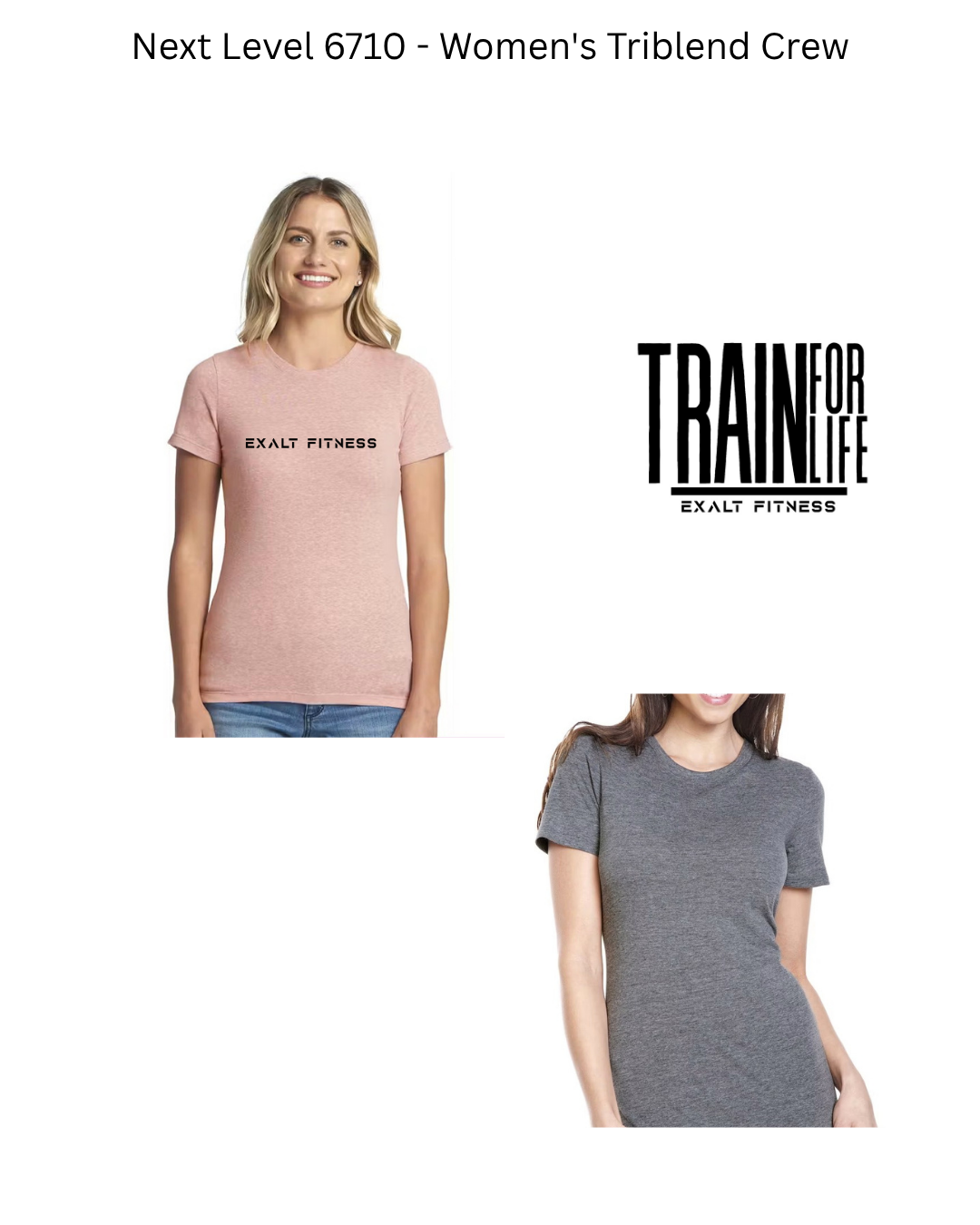 Next Level 6710 - Women's Triblend Crew