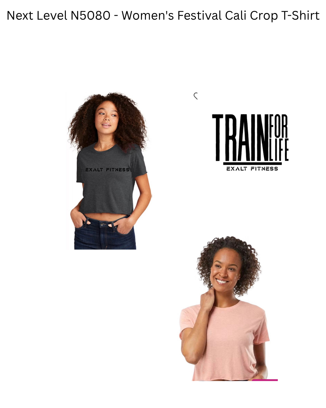 Next Level N5080 - Women's Festival Cali Crop T-Shirt