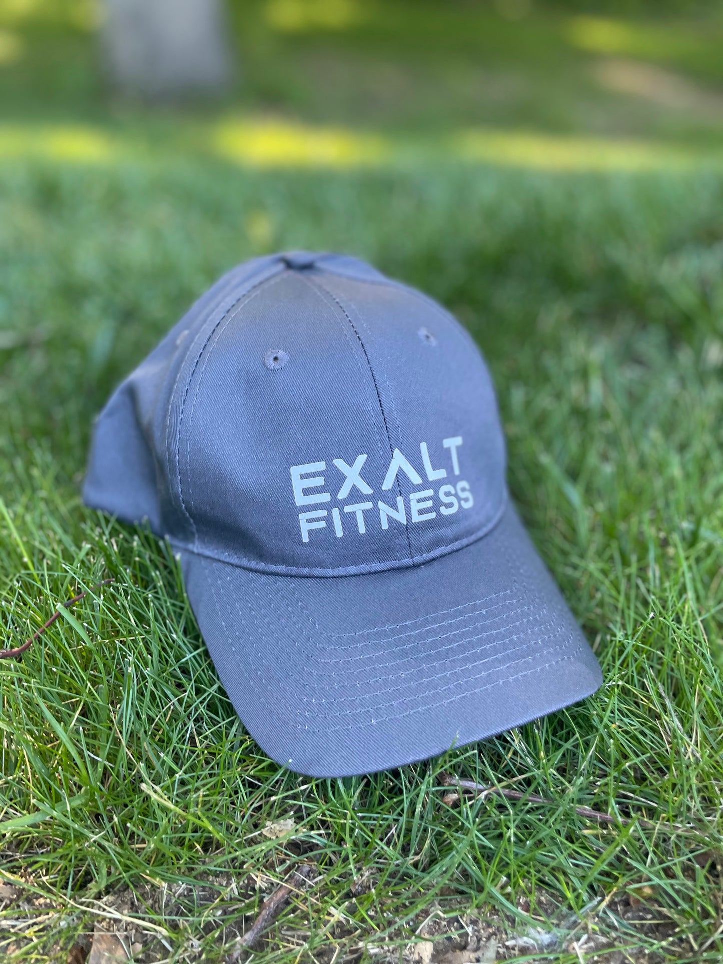 Hat Gray with white logo