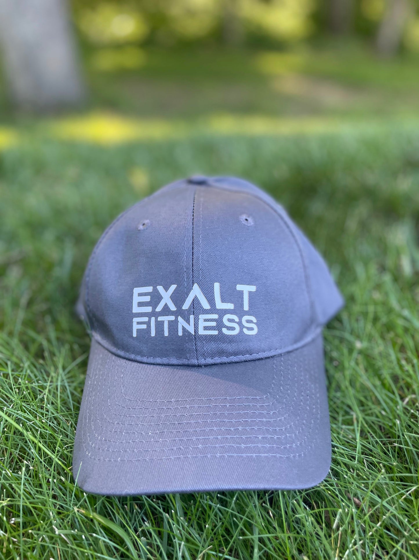 Hat Gray with white logo